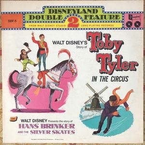 Walt Disney Double Feature Double Vinyl Lp Set '72